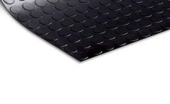 Gummi-Rundnoppenmatte 3 mm 1.450 mm breit (Rolle) Gummi-Rundnoppenmatte 3 mm 1.450 mm breit (Rolle)