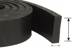 Gummiprofil 4x100 mm EPDM Gummiprofil 4x100 mm EPDM