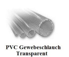 PVC Gewebeschlauch 6 x 3 mm