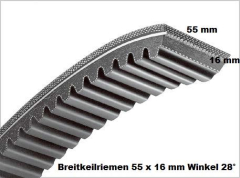 Breitkeilriemen 55x16x1600 mm