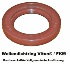 Wellendichtring Viton 75x85x8 mm A